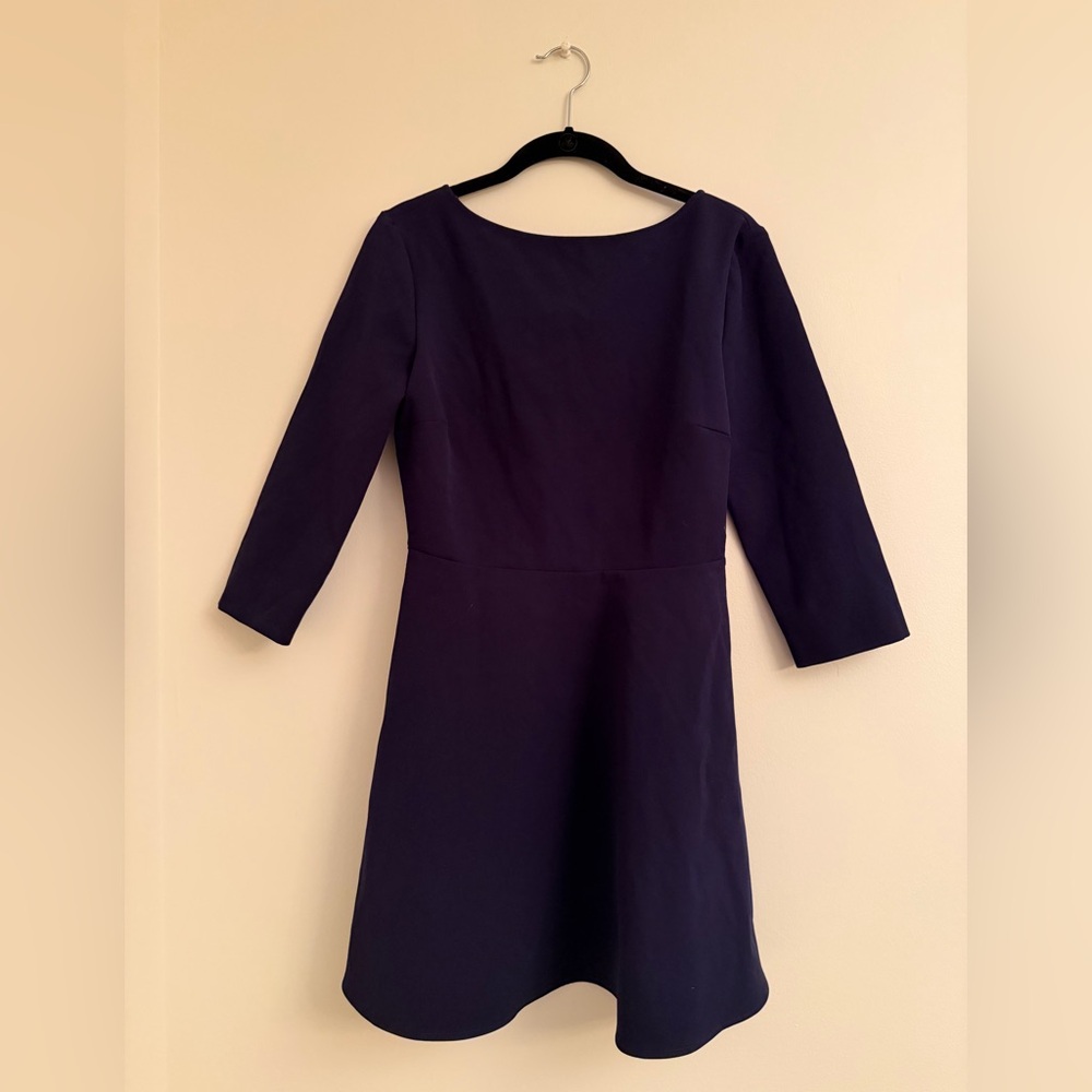 Zara navy blue dress